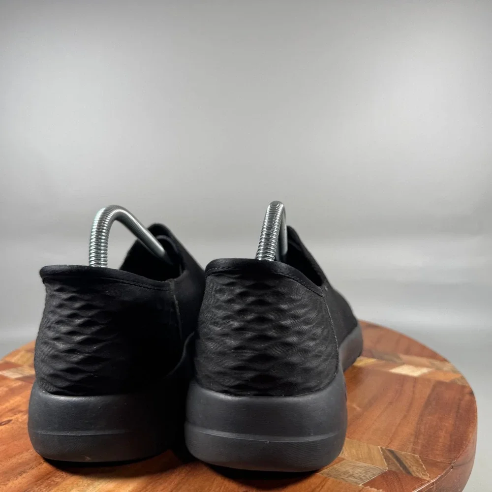 Skechers Slip-ins Go Walk Anywhere Black Mesh Shoes 124641W Womens 9 Wide